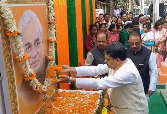 BJP celebrated former PM Atal Bihari Vajpayee’s birthday BJP celebrated former PM Atal Bihari Vajpayee’s birthday